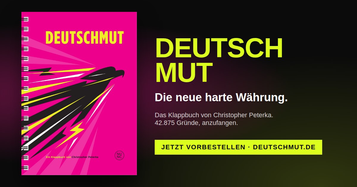Deutschmut Social-Media-Motiv