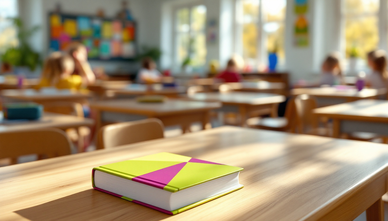 Deutschmut auf den Tischen einer Grundschulklasse